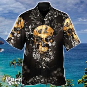 Skull Flowers Grow Out Of Dark Moments Hawaiian Shirt Special Gift For Men And Women Product Photo 1