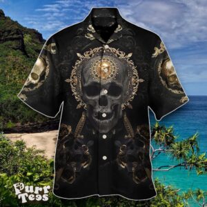 Skull Golden Skull True King Stay True Till Death Hawaiian Shirt Special Gift For Men And Women Product Photo 1