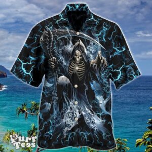 Skull Grumpy Old Man Stuck Hawaiian Shirt Special Gift For Men And Women Product Photo 1