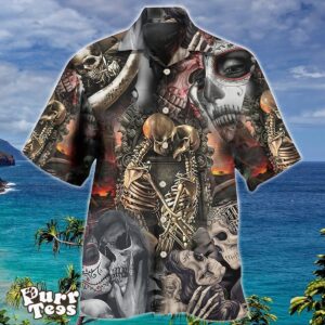 Skull Marrying A Perfect Wife Hawaiian Shirt Special Gift For Men And Women Product Photo 1