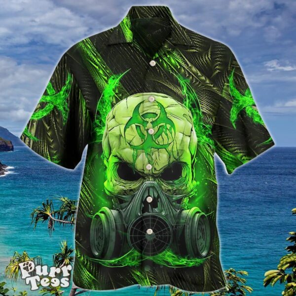 Skull Mask Green Lighting Hawaiian Shirt Special Gift For Men And Women Product Photo 1