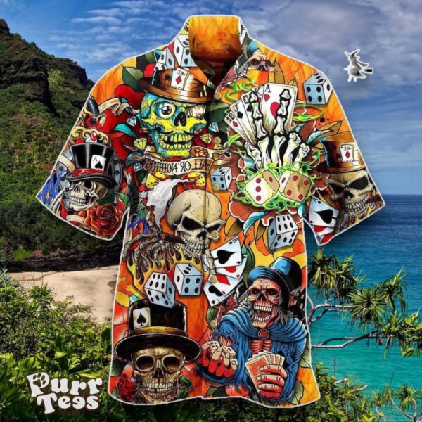 Skull Poker Life Style Limited Edition Hawaiian Shirt Special Gift For Men And Women Product Photo 1