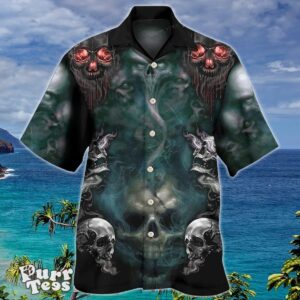 Skull Serial Killer Documentaries And Chill Hawaiian Shirt Special Gift For Men And Women Product Photo 1