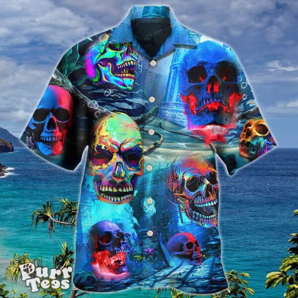 Skull Style Deep In The Ocean Hawaiian Shirt Special Gift For Men And Women Product Photo 1