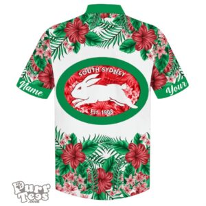 South Sydney Rabbitohs NRL Sport Custom Name Hawaiian Shirt For Men Women Product Photo 2