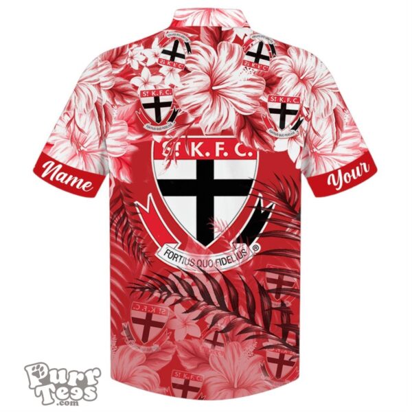 St Kilda Saints AFL Sport Custom Name Hawaiian Shirt Product Photo 2