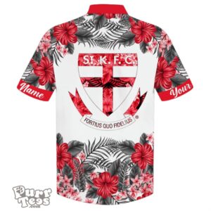 St Kilda Saints AFL Sport Custom Name Hawaiian Shirt For Men Women Product Photo 2