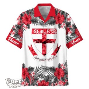 St Kilda Saints AFL Sport Custom Name Hawaiian Shirt For Men Women Product Photo 1