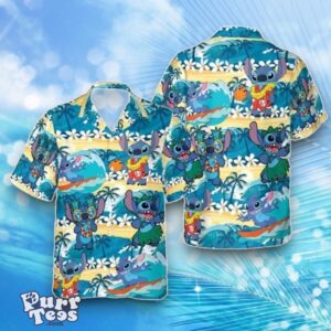 Stitch Disney Tropical Summer Hawaiian Shirt Best Gift For Men And Women Product Photo 1