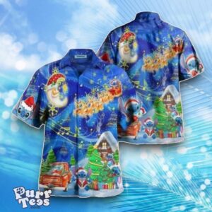 Stitch In Amazing Christmas Hawaiian Shirt Best Gift For Men And Women Product Photo 1