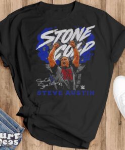 Stone Cold Steve Austin Pose T Shirt - Black T-Shirt