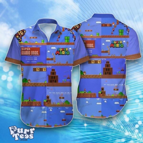 Super Mario Print Hawaiian Shirt Best Gift For Men And Women Product Photo 1