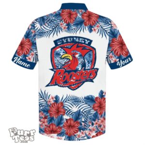 Sydney Roosters NRL Sport Custom Name Hawaiian Shirt For Men Women Product Photo 2