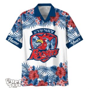 Sydney Roosters NRL Sport Custom Name Hawaiian Shirt For Men Women Product Photo 1