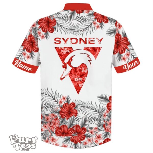 Sydney Swans AFL Sport Custom Name Hawaiian Shirt For Men Women Product Photo 2