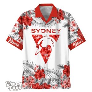 Sydney Swans AFL Sport Custom Name Hawaiian Shirt For Men Women Product Photo 1