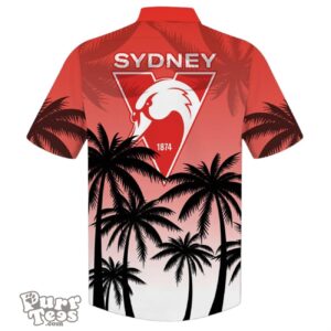 Sydney Swans AFL Sport Summer Hawaiian Shirt Product Photo 2