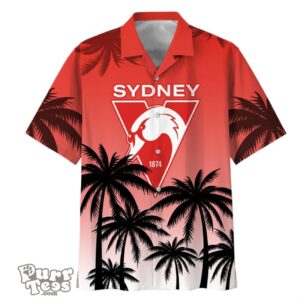 Sydney Swans AFL Sport Summer Hawaiian Shirt Product Photo 1