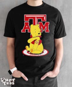 Texas A&M Aggies Football Winnie the Pooh T Shirt - Black Unisex T-Shirt
