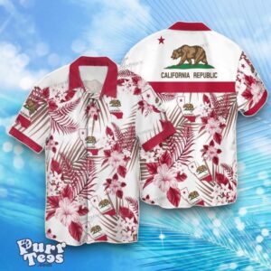 The Bear California Republic Hawaiian Shirt Best Gift For Men And Women Product Photo 1