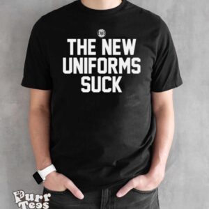 The New Uniforms Suck T shirt - Black Unisex T-Shirt