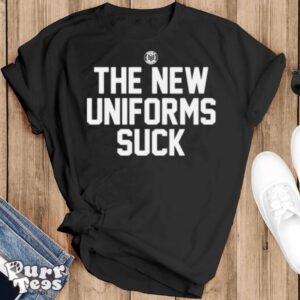 The New Uniforms Suck T shirt - Black T-Shirt