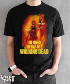 The Ones Who Live The Walking Dead 2024 Signatures Shirt - Black Unisex T-Shirt