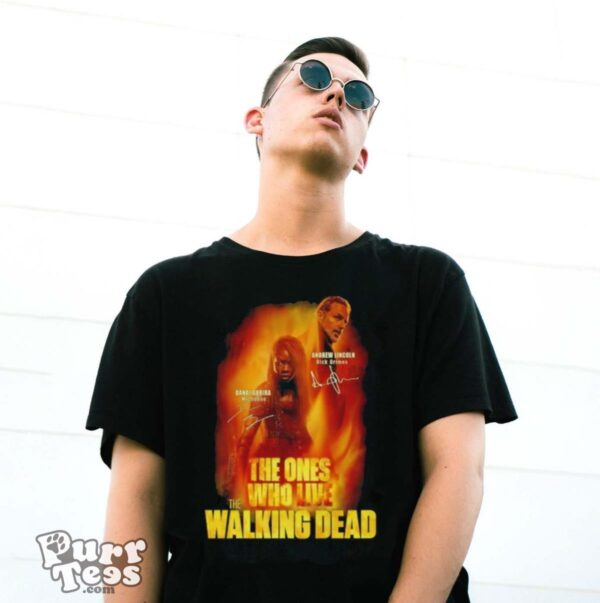 The Ones Who Live The Walking Dead 2024 Signatures Shirt - G500 Gildan T-Shirt