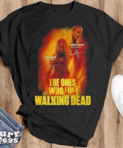 The Ones Who Live The Walking Dead 2024 Signatures Shirt - Black T-Shirt