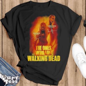 The Ones Who Live The Walking Dead 2024 Signatures Shirt - Black T-Shirt