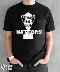 The open cup matters shirt - Black Unisex T-Shirt