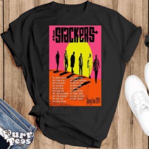 The Slackers Spring 2024 Tour T shirt - Black T-Shirt