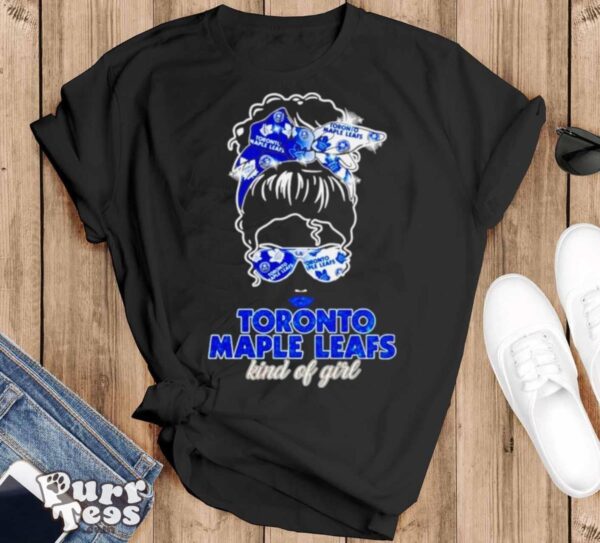 Toronto Maple Leafs kind of girl shirt - Black T-Shirt