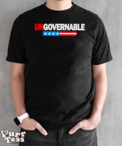 Ungovernable USA shirt - Black Unisex T-Shirt