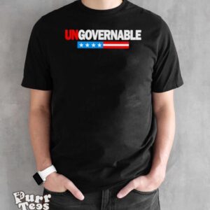 Ungovernable USA shirt - Black Unisex T-Shirt