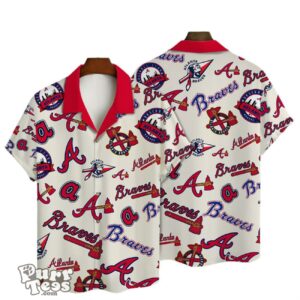 Unisex 3D Atlanta Braves Hawaiian Shirt for Fans of All Ages Product Photo 1