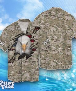 Veterans Eagle American Flag Hawaiian Shirt Best Gift For Men And Women Product Photo 1
