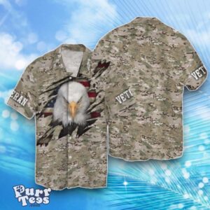 Veterans Eagle American Flag Hawaiian Shirt Best Gift For Men And Women Product Photo 1