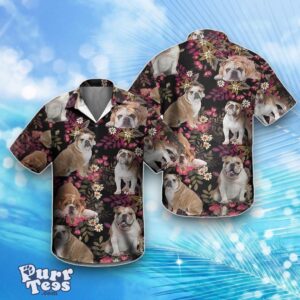 Vintage Bulldog Hawaiian Shirt Best Gift For Men And Women Product Photo 1