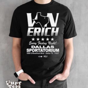 Von Erich Every Friday Night Dalllas Sportatorium Shirt - Black Unisex T-Shirt