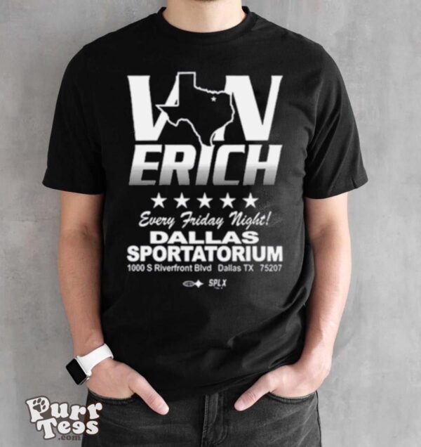 Von Erich Every Friday Night Dalllas Sportatorium Shirt - Black Unisex T-Shirt