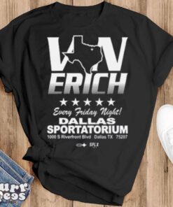 Von Erich Every Friday Night Dalllas Sportatorium Shirt - Black T-Shirt