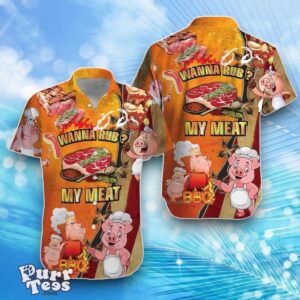 Wanna Rub My Meat Pork Pig Hawaiian Shirt Best Gift For Men And Women Product Photo 1