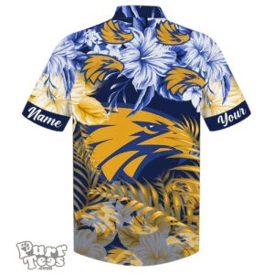 West Coast Eagles AFL Sport Custom Name Hawaiian Shirt Product Photo 2