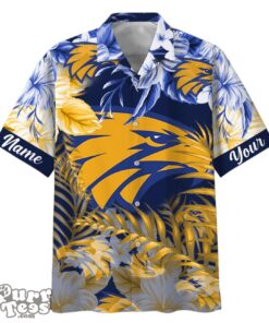 West Coast Eagles AFL Sport Custom Name Hawaiian Shirt Product Photo 1