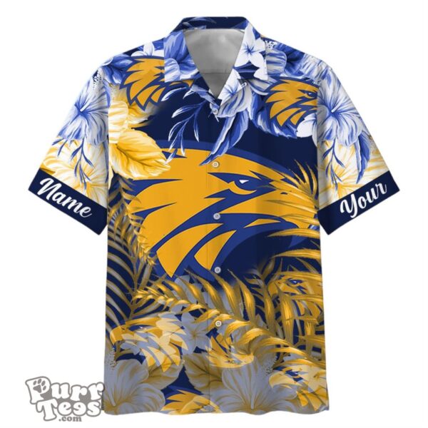 West Coast Eagles AFL Sport Custom Name Hawaiian Shirt Product Photo 1