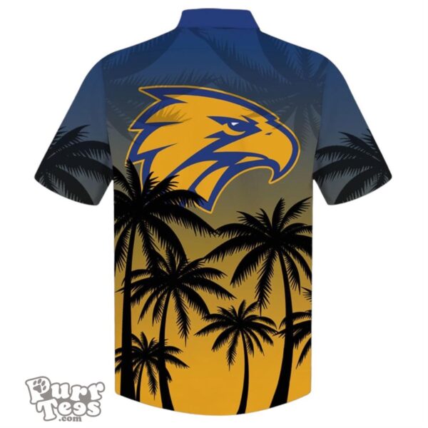 West Coast Eagles AFL Sport Summer Hawaiian Shirt Product Photo 2