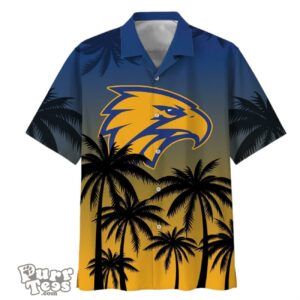 West Coast Eagles AFL Sport Summer Hawaiian Shirt Product Photo 1