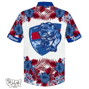 Western Bulldogs AFL Sport Custom Name Hawaiian Shirt Product Photo 2