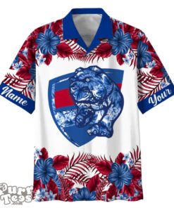 Western Bulldogs AFL Sport Custom Name Hawaiian Shirt Product Photo 1